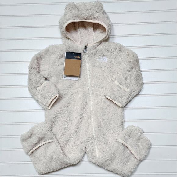 NWT The North Face Baby Campshire One Piece: White Dune/Sparkle - Picture 1 of 9